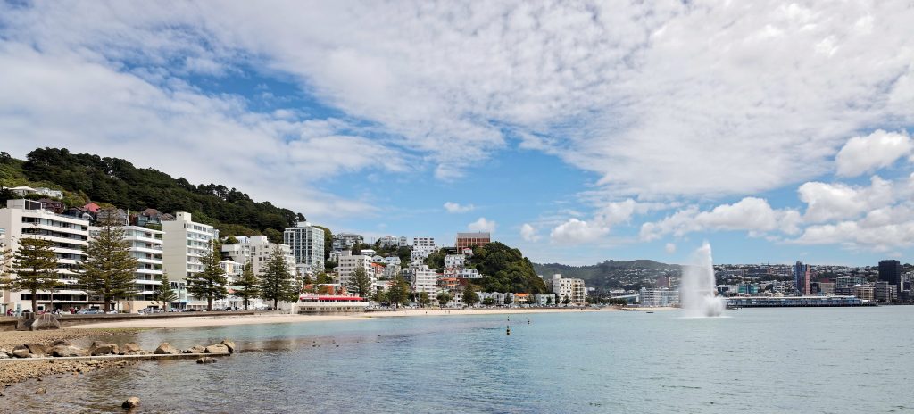 Oriental Bay, Wellington, New Zealand.